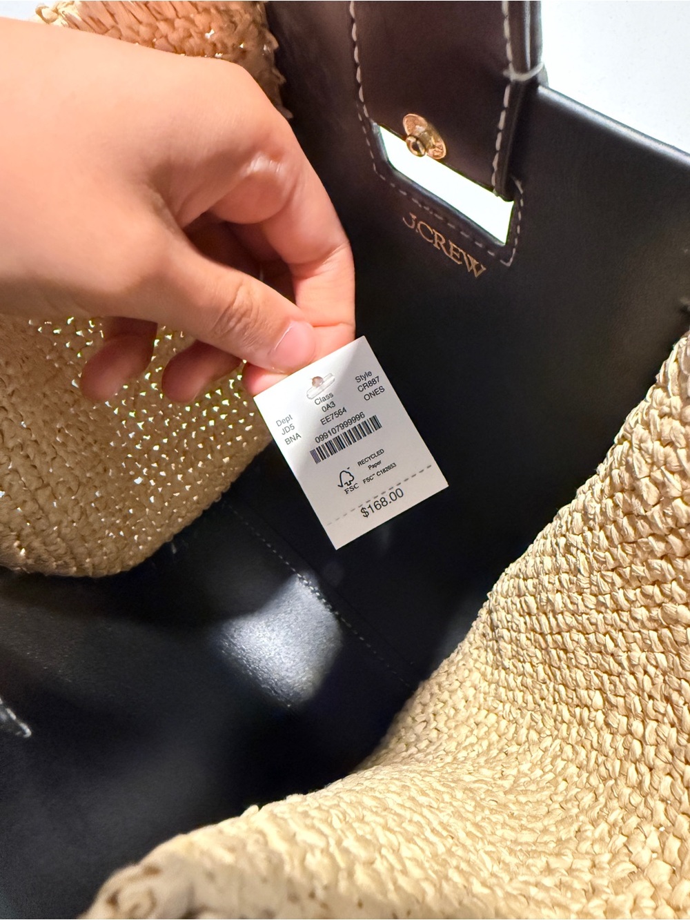 J crew top handle bag - Picture 2 of 3